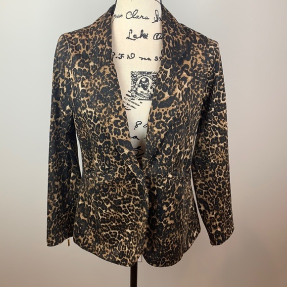 Serena Williams Ponte Blazer with Zipper Cuffs NWT - Picture 2 of 6